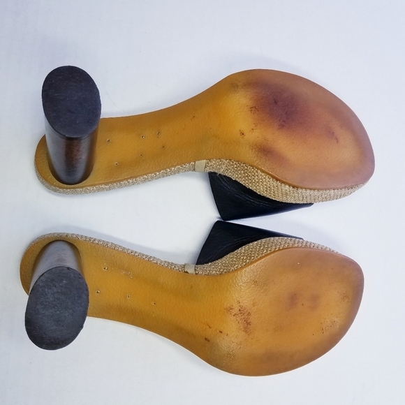 🌸 Robert Clergerie Paris | Black Leather - Picture 4 of 9